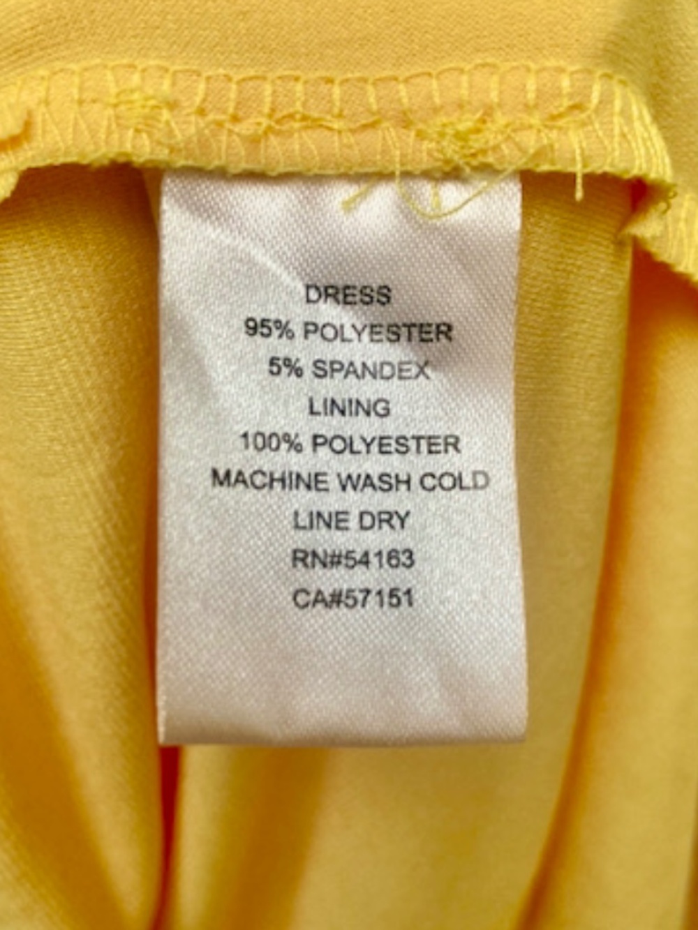 Jessica Simpson Yellow Strapless Sweetheart Maxi Dress Jersey Size 6 - Picture 6 of 7